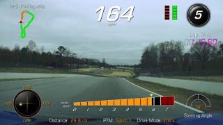 C7 Z06 Road Atlanta December 4 2020 3 seconds faster on MPSS with Track Alignment Just track It [upl. by Vharat]