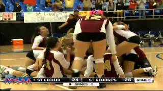 St George High School wins the 2011 TSSAA Div II Class A Volleball Final [upl. by Ethbun755]