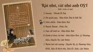 Playlist 20 bài  New Nhạc phim Rất nhớ rất nhớ anh  很想很想你 OST [upl. by Ursuline]