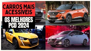 OS 5 CARROS PCD MAIS BARATOS EM 2024 Isento de IPVA IPI e ICMS [upl. by Htbazile134]