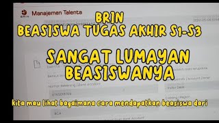 CARA MENDAPATKAN BEASISWA BARISTABRIN [upl. by Gianni979]