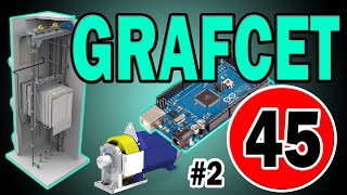 GRAFCET  ARDUINO 45 La Commande dun Ascenseur  Architecture Matérielle II TUTO [upl. by Nalhsa94]