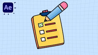 Animated To Do List in After Effects Tutorials [upl. by Burgener]