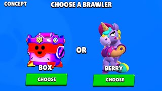 😜YEEEEES CHOOSE A BRAWLER NOW✅✅✅ BRAWL STARS NEW BOX UPDATE ❇️💫 CONCEPT [upl. by Ailimaj]