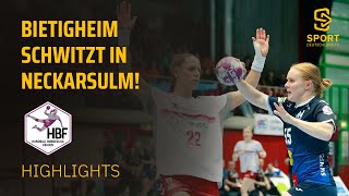 SportUnion Neckarsulm  SG BBM Bietigheim  Highlights  18 Spieltag HBF  SDTV Handball [upl. by Cosmo]