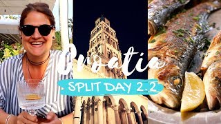 ALL THE FOOD AND DRINKS IN CROATIA  SPLIT [upl. by Aidekal]