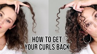 How to Get Your Curls Back  Step by Step Routine for Curlier Hair [upl. by Nuahs]