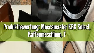 Produktbewertung Moccamaster KBG Select Kaffeemaschinen Filterkaffeemaschine Yellow Pepper 125 [upl. by Sida]