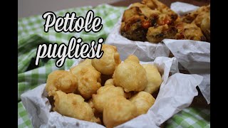 Pettole 🍽️ tradizionali pugliesi  Pittule 🥬salentine di Sfizi amp Delizie [upl. by Germayne]