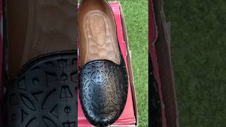 Bata Lara Shoe blackMRP 299 black bata shoes slippers shorts [upl. by Motch489]