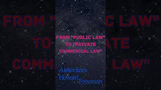 PUBLIC LAW to PRIVATE LAW  A Letter From Howard Freeman  Updated  UCC 1207 is now UCC 1308 [upl. by Oinimreh]