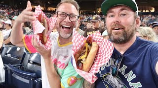 My First Time At Petco Park  Staying At The Omni San Diego Stadium View Room  Sushi amp Slugger Dogs [upl. by Ratcliff]