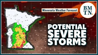 Monitoring potential for significant damaging winds in Minnesota [upl. by Acenahs]