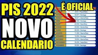 PIS 2022 CALENDÁRIO Novo calendário 2022 de pagamentos do Pis veja quando começam os pagamentos [upl. by Reema980]