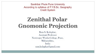 Zenithal Polar Gnomonic Projection [upl. by Naihr606]