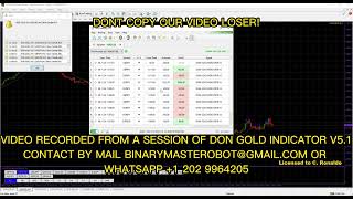 The most reliable indicator already created FOR BINARY OPTIONS  DON GOLD V51 [upl. by Grube]