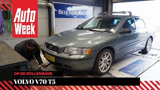 Volvo V70 T5  Op de Rollenbank [upl. by Hgielrebmik]