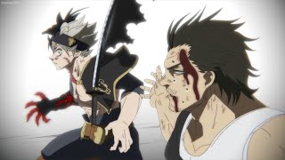 Asta and Yami vs Dante English dub Full Fight Captain Yami gives his sword to Asta [upl. by Idurt]