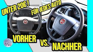 Lenkrad Tuning für jedes Fahrzeug Günstig und ohne demontieren vom Lenkrad Unter 20€ top Ergebnis [upl. by Tacita92]