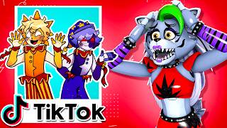 FUNNY SUN AND MOON SHOW TikToks with Roxanne Wolf and Gregory [upl. by Ahk]