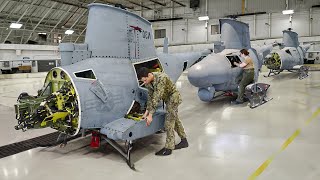 Inside US Advanced Factory Assembling Feared Helicopter Drone  MQ8 [upl. by Anahgem]