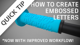 QUICK TIP How to emboss letters updated [upl. by Golda]