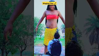 Magical Pen 🖊️ Ka Power 🤣 comedy funny funnyvideo funnyshorts comedyshorts amitffcomedy short [upl. by Ahseyk]