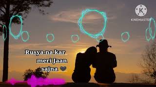 Rusya na kar meri Jaan sajna🥺  in hindi songs song bollywoodsongs tending vairalvideo music [upl. by Odelet]