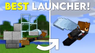 Minecraft BEST ELYTRA Launcher  Tutorial 120 [upl. by Nivart427]