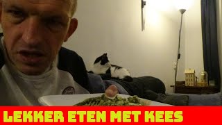 STAMPPOT BOERENKOOL MET EEN WORSTJE EN EEN TOETJE  LEKKER ETEN MET KEES 284 [upl. by Ezra]