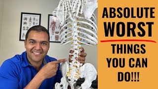 Top 7 ABSOLUTE WORST Activities You Can Do For Lumbar Spinal Stenosis [upl. by Hamann]