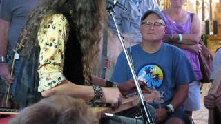 Justin Johnson quotPerforming A Diddley Bowquot Cigar Box Guitar Worksop Sarasota CGB Fest 2016 [upl. by Atiuqes]