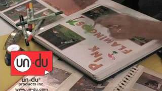 How to remove and reposition stickers when scrapbooking [upl. by Lorollas189]