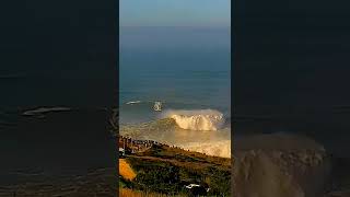 Giant waves in Nazare Portugal [upl. by Oren]