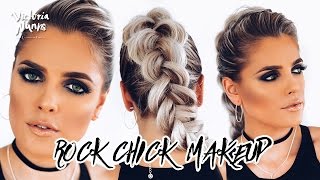 Rock Chick Chic Makeup  Tutorial  Victoria Nunns [upl. by Pathe]