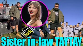 OMG Jason Kelces hilarious reaction to Pat McAfee calling Taylor Swift his sisterinlaw [upl. by Niwrek]