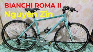 89 tr BIANCHI ROMA II Khung Sườn Nhôm group Shimano SORA LH 0939086797 [upl. by Naesal203]