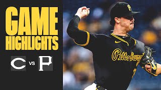 Paul Skenes Moves to 40 in Pirates Victory  Reds vs Pirates Highlights 61724 [upl. by Veedis690]