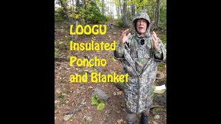 LOOGU Insulated Poncho and Blanket [upl. by Haida367]