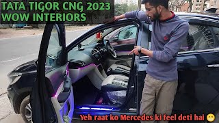 TATA TIGOR CNG OWNERSHIP 2023  Modifications amp Mileage [upl. by Carhart]