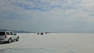 2024 Bonneville Speedweek  Taking A Ride Down The Long Course After The Drivers Meeting Today [upl. by Farrish]