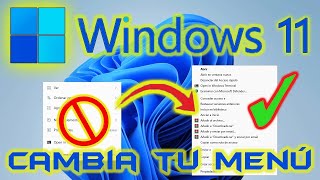 Guía fácil 2 min ¡Cómo Volver al Menú Clásico de Windows 10 en Windows 11 [upl. by Dari654]