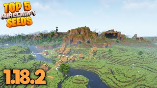 Top 5 VILLAGE SEEDS for Minecraft 1182 Best Minecraft 1182 Seeds [upl. by Retsevlys]