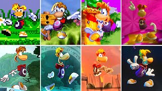 Evolution Of Rayman Victory Animations 1995  2023 [upl. by Noryt]