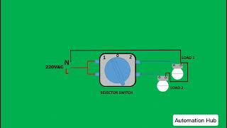 Rotary Changeover with Connection  rotary Change our connection  change over with blub [upl. by Vitia]