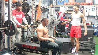 Working Out With NLE CHOPPA HILARIOUS [upl. by Sirrah]