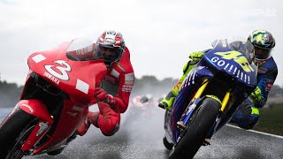 Max Biaggi vs Valentino Rossi best moments epic battle Philip island Motogp [upl. by Nnaarat]