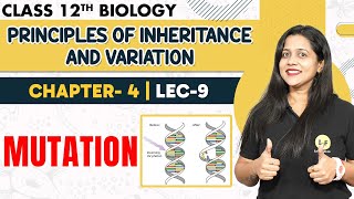 What is Mutation Types of Mutation  Principles of Inheritance and Variation Class 12 Biology  L9 [upl. by Eelanaj808]