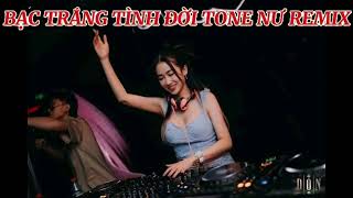 KARAOKE BẠC TRẮNG TÌNH ĐỜI TONE NƯ REMIX [upl. by Mena193]