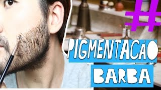 PIGMENTAÇÃO BARBA HENNA FIO A FIO  COMO FAZER  POR FABIANO OKABAYASHI [upl. by Aenet]